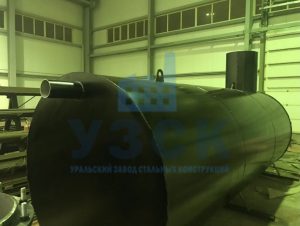 Резервуар горизонтальный стальной наземный в Краснодаре