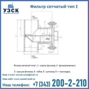 Фильтр сетчатый ФС по Т-ММ-11-2003 в Краснодаре