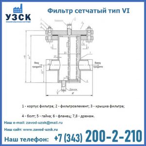 Фильтр сетчатый ФС по Т-ММ-11-2003 в Краснодаре